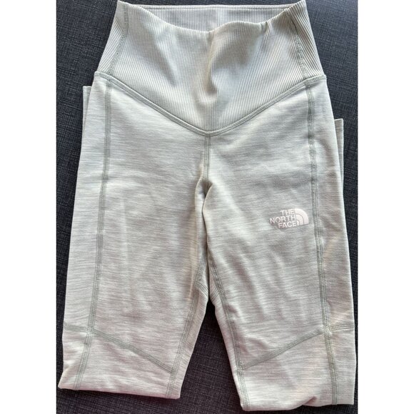 The North Face Womens XS High-Waist Gray Leggings Athletic Workout Running Pants - Picture 2 of 9